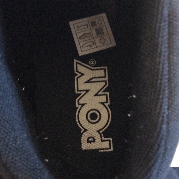 Pony Madison skateboard shoes sneakers black gray orange size 7.5 - Picture 9 of 10